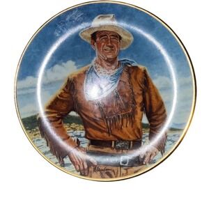 Franklin‎ Mint John Wayne "The Duke" Collector Plate by Tanenbaum